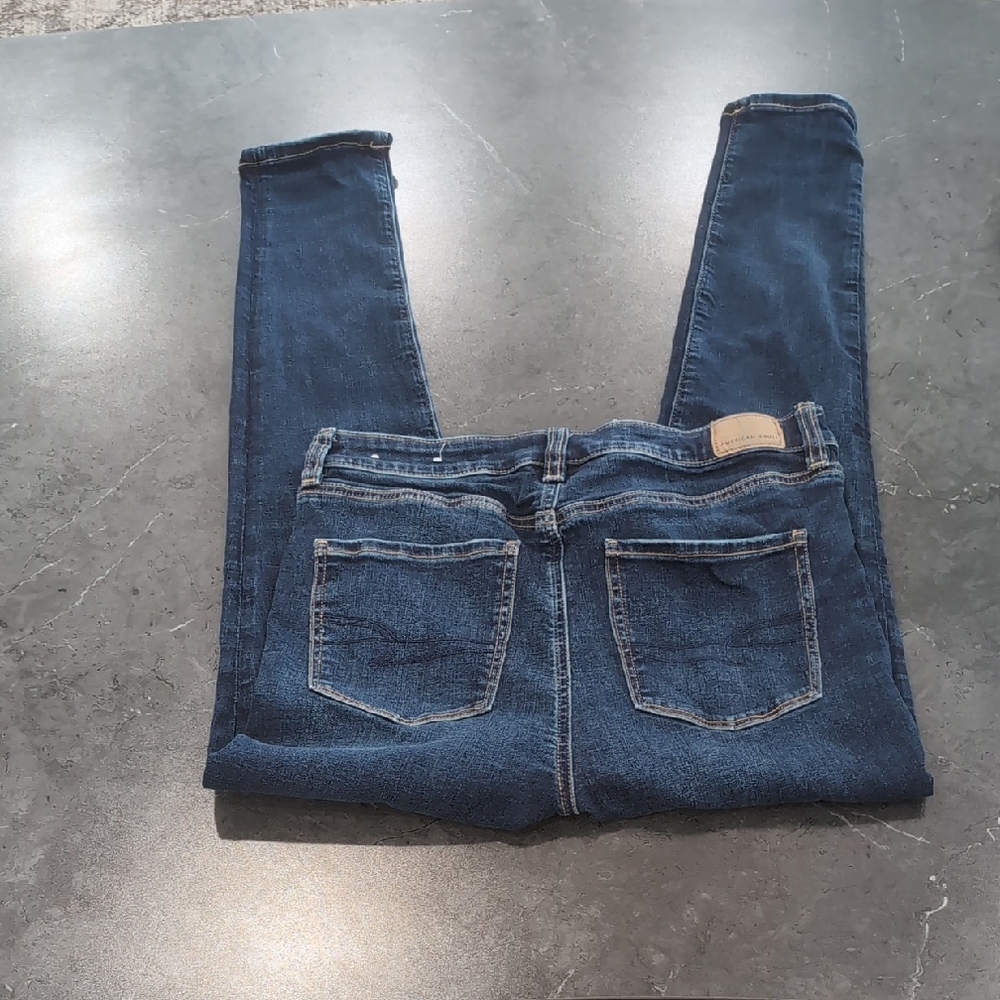 American Eagle Outfitters Dark Blue Skinny Jeans